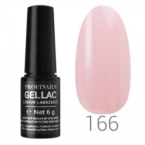 Profinails Gel Lac LED/UV lakkzselé 6 g No. 166