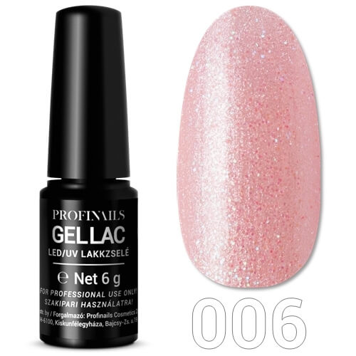 Profinails Gel Lac LED/UV lakkzselé 6 g No. 006