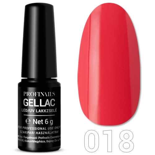 Profinails Gel Lac LED/UV lakkzselé 6 g No. 018