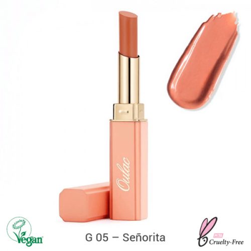 Oulac Moisture Shine Lipstick ajakrúzs 2.2g No. 05 Senorita