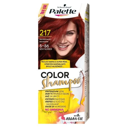 Palette Color Shampoo hajfesték 217 (5-86) mahagóni 70ml