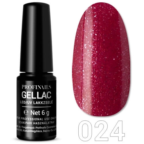 Profinails Gel Lac LED/UV lakkzselé 6 g No. 024