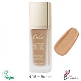   Oulac Nourishing Skin to Skin Matching Foundation pumpás alapozó 30ml No. N-15 Bronze