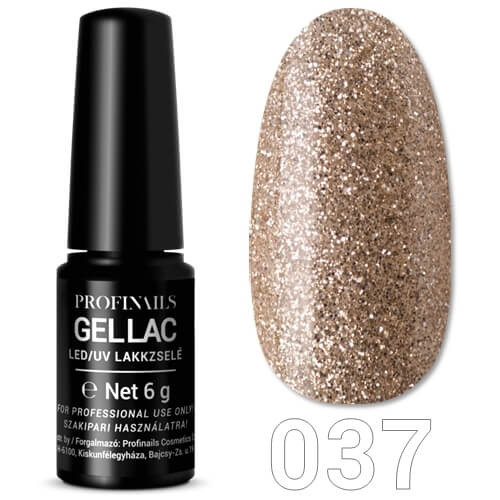 Profinails Gel Lac LED/UV lakkzselé 6 g No. 037