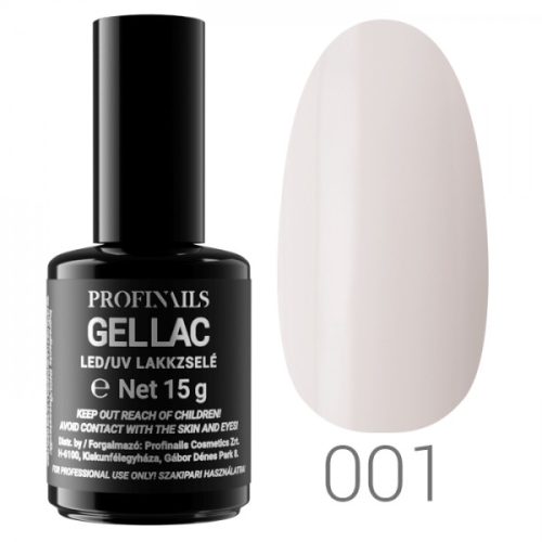 Profinails Gel Lac LED/UV lakkzselé 15 g No. 001 