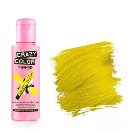 Crazy Color hajszínező krém 49 Canary Yellow 100ml