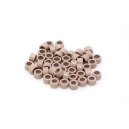 Mikrogyűrű Szilikonos 5mm  Világosbarna 100db