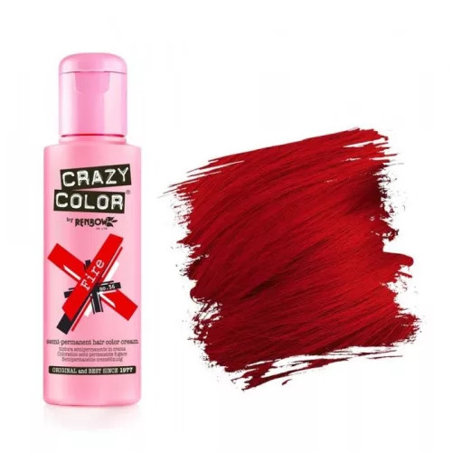 Crazy Color hajszínező krém 56 Fire 100ml