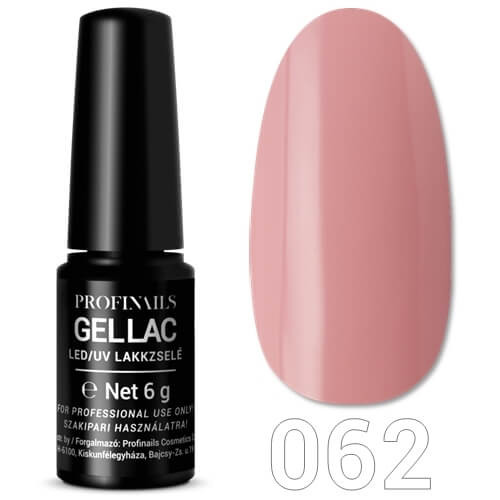 Profinails Gel Lac LED/UV lakkzselé 6 g No. 062