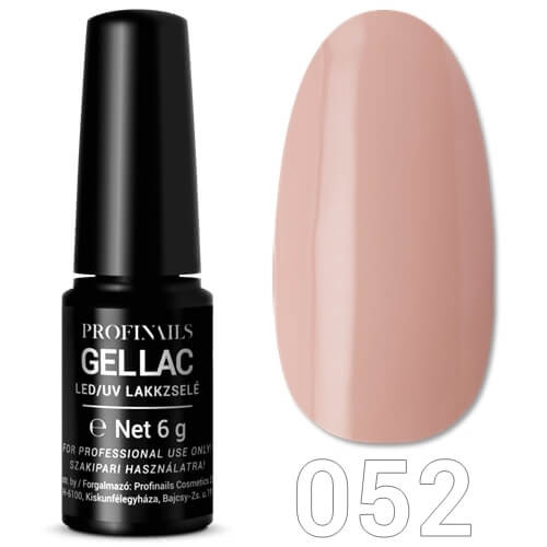 Profinails Gel Lac LED/UV lakkzselé 6 g No. 052