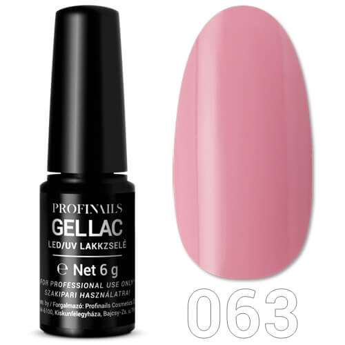 Profinails Gel Lac LED/UV lakkzselé 6 g No. 063