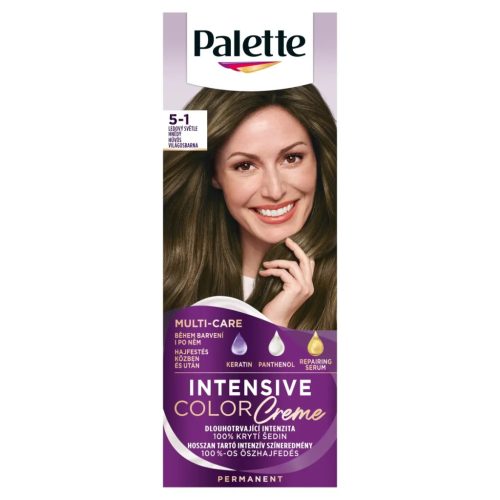 Palette Intensive Color Creme hajfesték 5-1 hűvös világosbarna