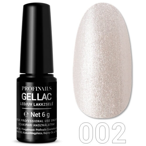 Profinails Gel Lac LED/UV lakkzselé 6 g No. 002 