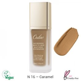   Oulac Nourishing Skin to Skin Matching Foundation pumpás alapozó 30ml No. N-16 Caramel