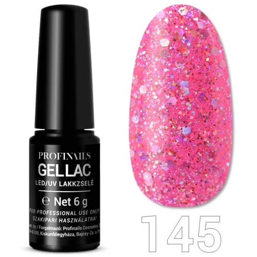 Profinails Gel Lac LED/UV lakkzselé 6 g No. 145