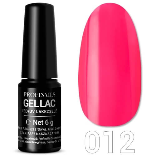 Profinails Gel Lac LED/UV lakkzselé 6 g No. 012