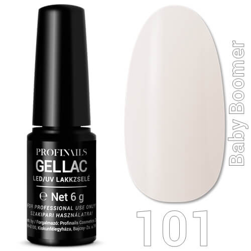 Profinails Gel Lac LED/UV lakkzselé 6 g No. 101 (Baby Boomer) 