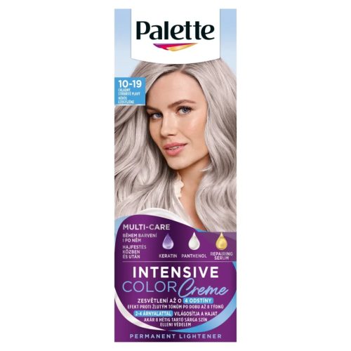 Palette Intensive Color Creme hajfesték 10-19 hűvös ezüstszőke