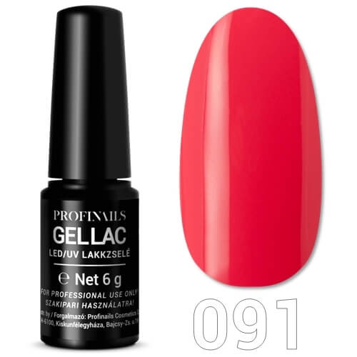 Profinails Gel Lac LED/UV lakkzselé 6 g No. 091 