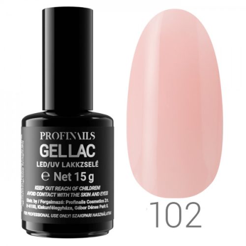 Profinails Gel Lac LED/UV lakkzselé 15 g No. 102 