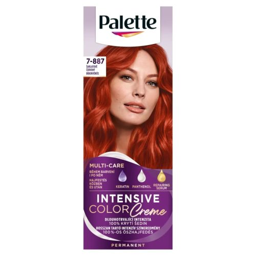 Palette Intensive Color Creme hajfesték 7-887 (RV6) bíborvörös