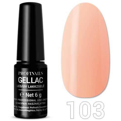 Profinails Gel Lac LED/UV lakkzselé 6 g No. 103 