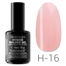 Profinails Hibrid LED/UV építő zselé 15 g H-16