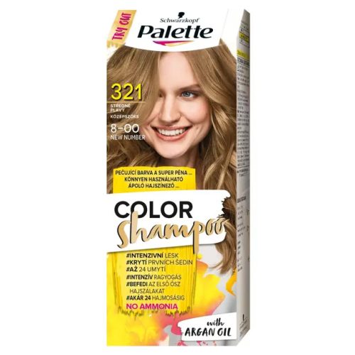 Palette Color Shampoo hajfesték 321 (8-00) középszőke 70ml