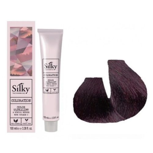 Silky hajfesték 55.20 világosbarna violett 100ml