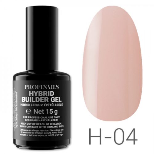 Profinails Hibrid LED/UV építő zselé 15 g H-04 