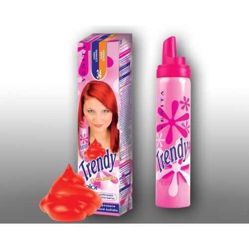 Trendy color hajszínezőhab 34 Élénk piros 75ml