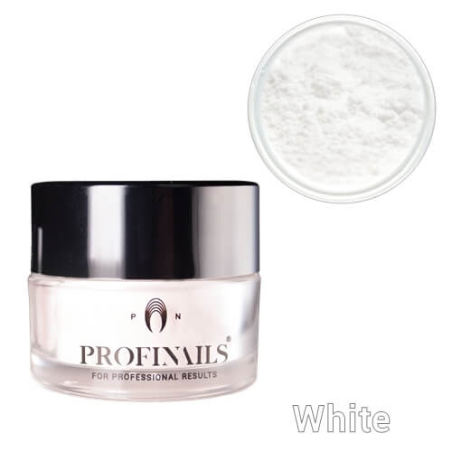 Profinails Acrylic powder - white 10 g