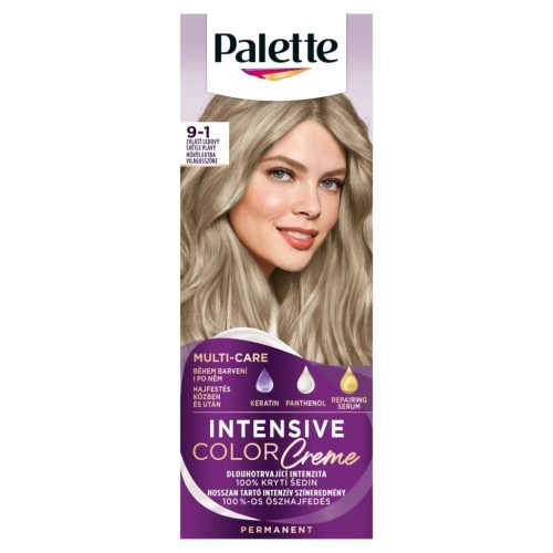 Palette Intensive Color Creme hajfesték 9-1 hűvös extra világosszőke 