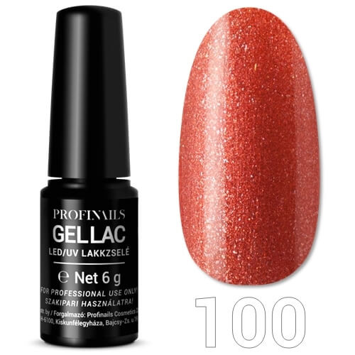 Profinails Gel Lac LED/UV lakkzselé 6 g No. 100 