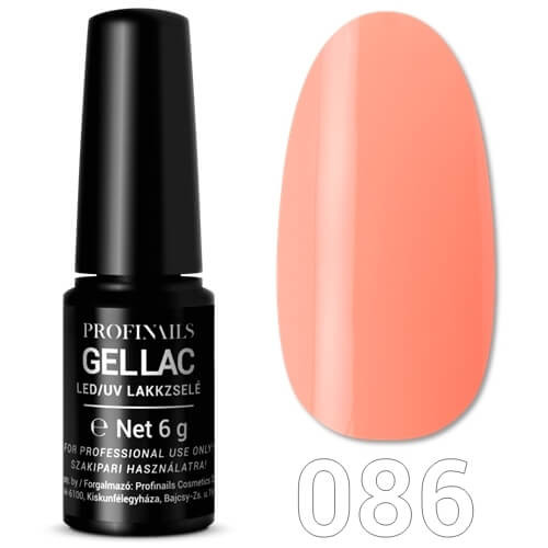 Profinails Gel Lac LED/UV lakkzselé 6 g No. 086