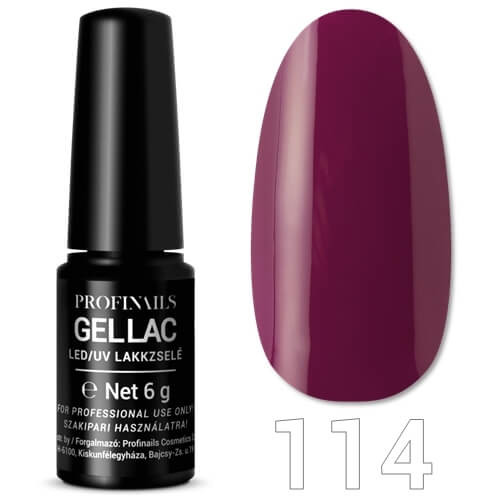 Profinails Gel Lac LED/UV lakkzselé 6 g No. 114