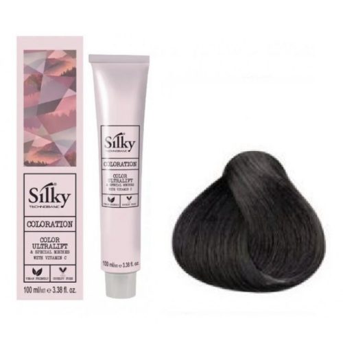 Silky hajfesték 5.11 intenzív hamvas világosbarna 100ml