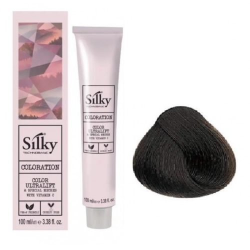 Silky hajfesték 5 világosbarna 100ml