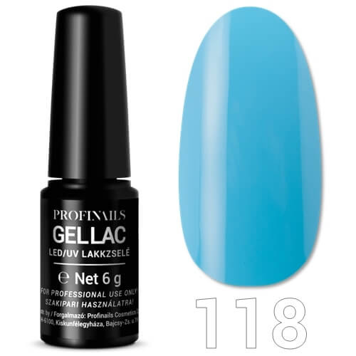 Profinails Gel Lac LED/UV lakkzselé 6 g No. 118