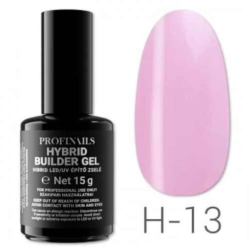 Profinails Hibrid LED/UV építő zselé 15 g H-13