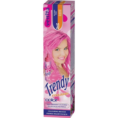 Trendy color hajszínezőhab 30 Édes pink 75ml