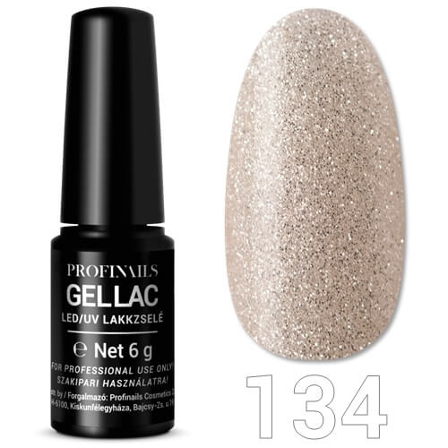 Profinails Gel Lac LED/UV lakkzselé 6 g No. 134