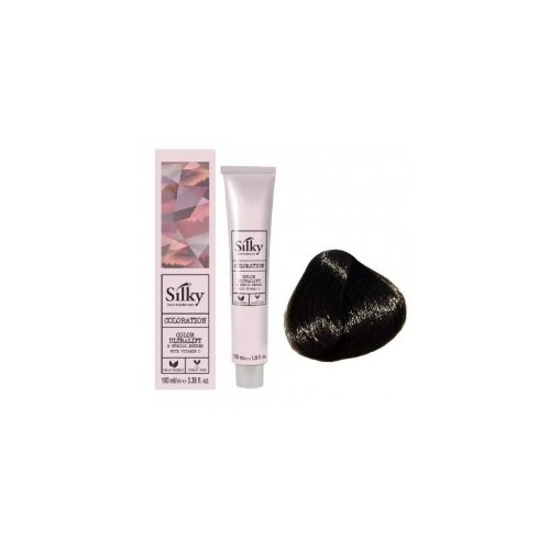 Silky hajfesték 4  középbarna 100ml