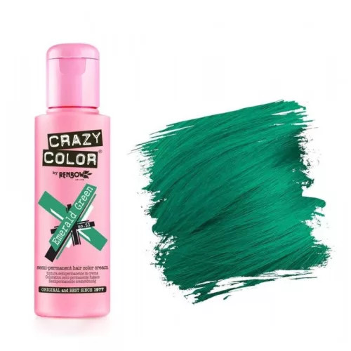 Crazy Color hajszínező krém 53 Emerald Green 100ml