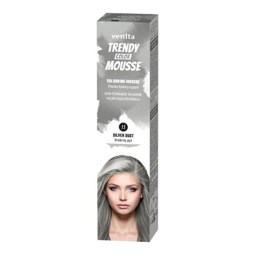 Trendy color hajszínezőhab 11 Ezüstpor 75ml