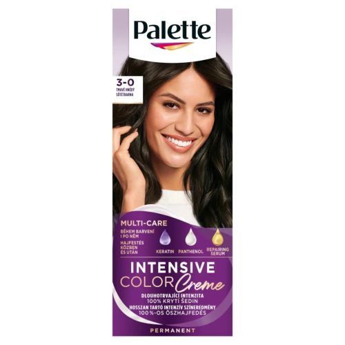 Palette Intensive Color Creme hajfesték 3-0 (N2) sötétbarna