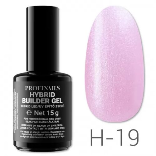 Profinails Hibrid LED/UV építő zselé 15 g H-19