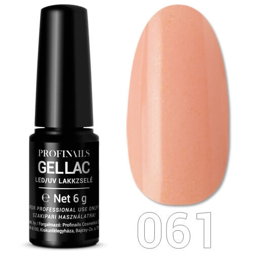 Profinails Gel Lac LED/UV lakkzselé 6 g No. 061