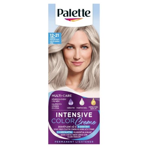 Palette Intensive Color Creme hajfesték 12-21 ezüstös hamvas szőke