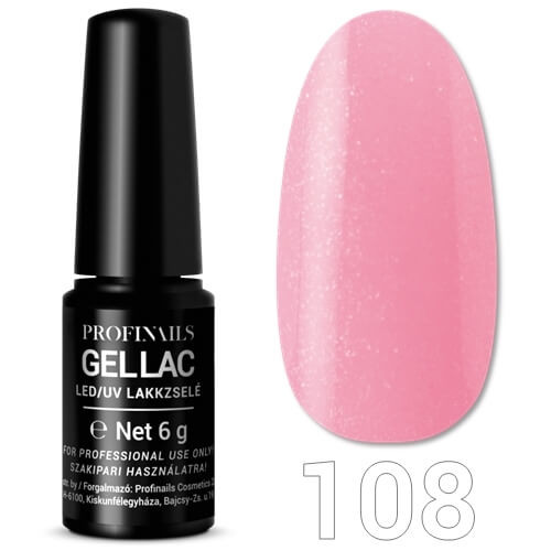 Profinails Gel Lac LED/UV lakkzselé 6 g No. 108 